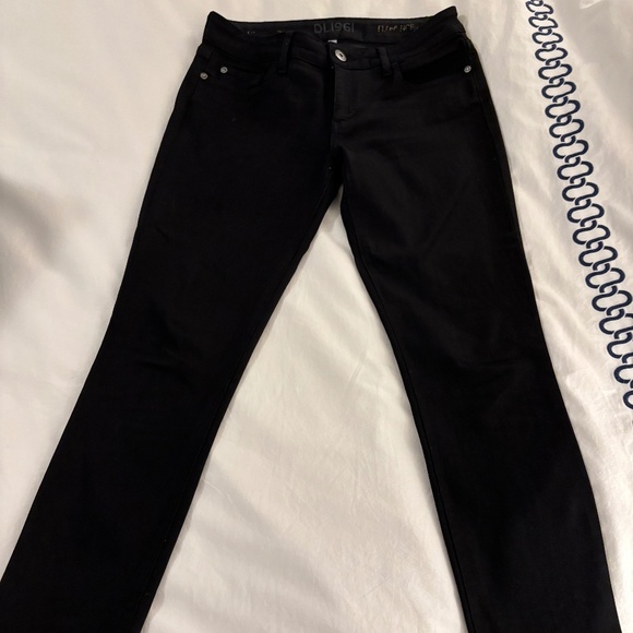DL1961 Black Florance Insta Sculpt Jeans - Size 28 - Picture 1 of 4